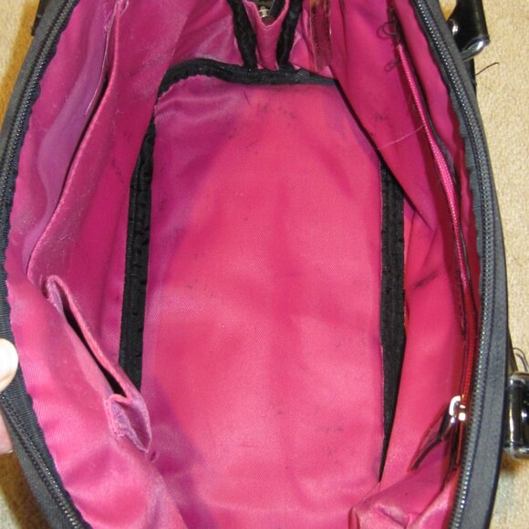 Used Loungefly Hello Kitty Black Tote Bag Sanrio - Picture 5 of 7